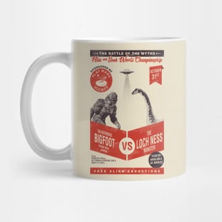 Bigfoot VS Loch ness monster (hide and seek) Mug